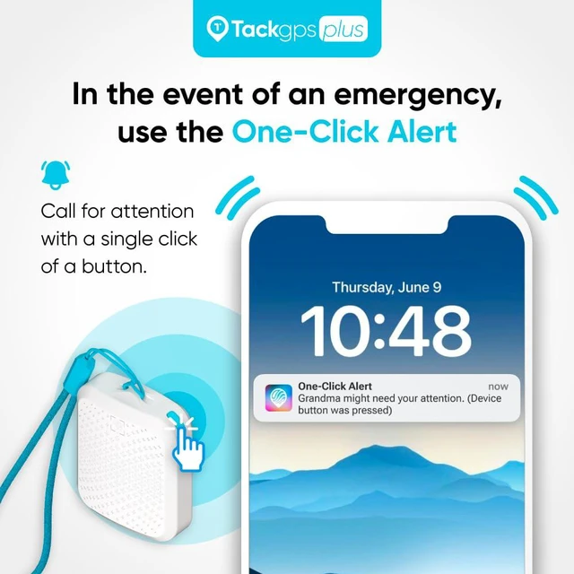 Alt view image 7 of 7 - GPS Plus Care Bundle with Lowest Monthly fee + 30 Days Battery Life. Fall Detection + SOS Alerts + Indoor Elevation Finder - for Kids, Elderly, Autism, Alzheimer, Dementia, Special Needs