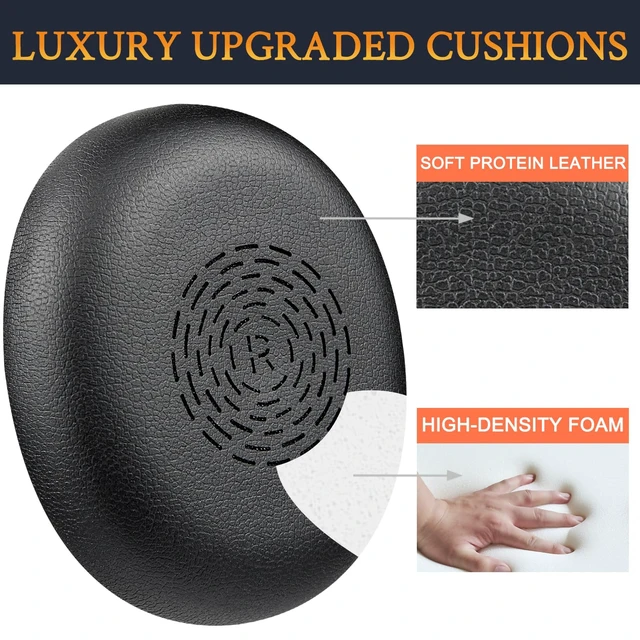 Alt view image 4 of 7 - Earpads for Jabra Evolve2 65 Flex - Black
