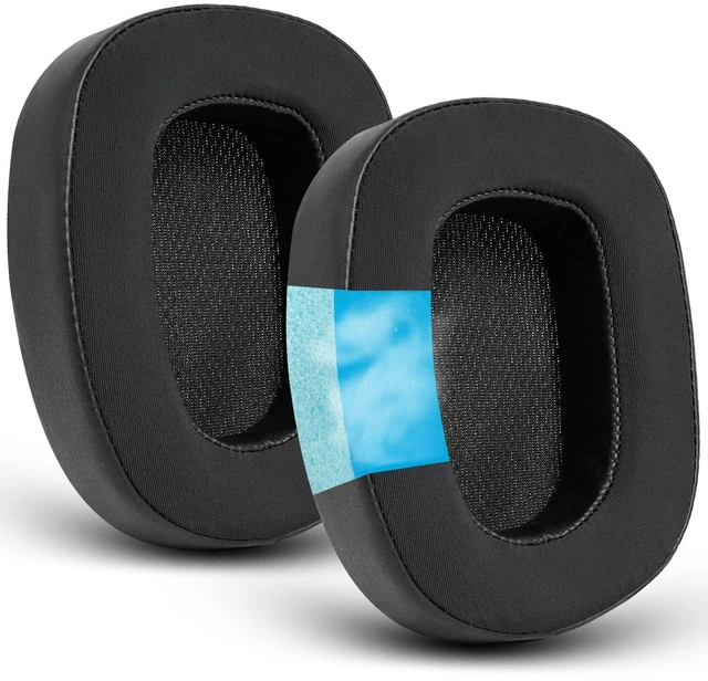 Main image of Replacement Ear Pads for Logitech G433 G533 G633 G933 G935 G231 Cooling Gel Premium Ear Cushions Ear Cups with Thick Memory Foam for Gaming Headset (Black)