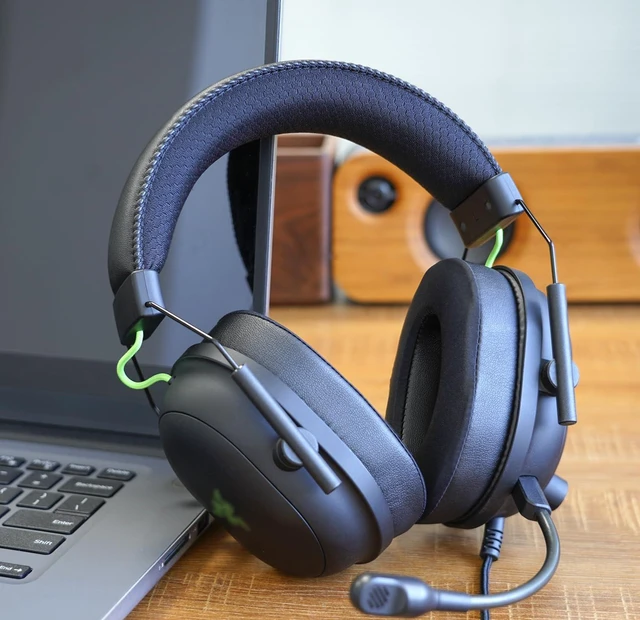 Alt view image 6 of 7 - Cooling Gel Ear Pads for Razer BlackShark V2 / V2 PRO Headset - Black Replacement Ear Cushions with ICE Silk Fabric Softer Memory Foam Noise Canceling, Easy Installation