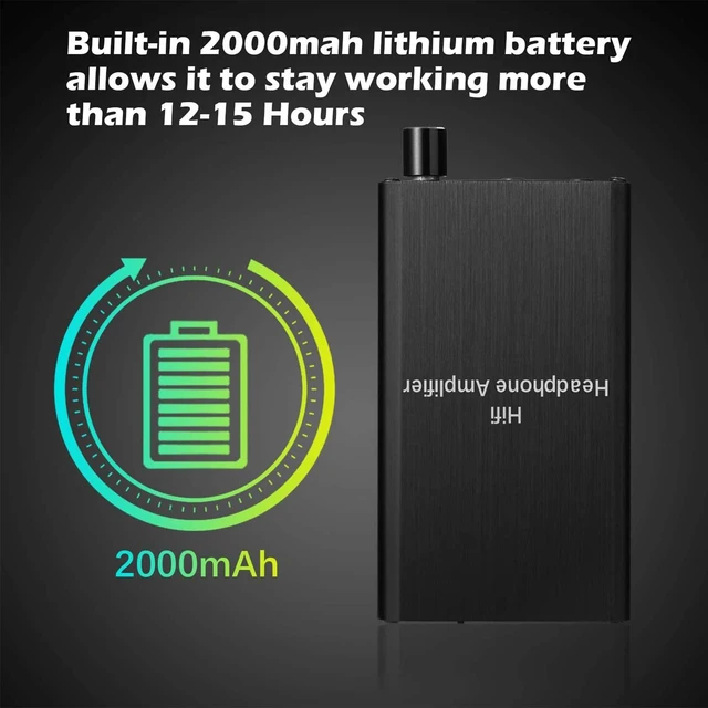 Alt view image 5 of 7 - Headphone Amplifier, HiFi Headphone Amp 3.5mm Stereo Audio Gain Switch Portable Amplifier Support Impedance 16-300 Headset for MP3/MP4/Phones/Digital Players/Computers/Xbox one,PS4,PS5 Controller