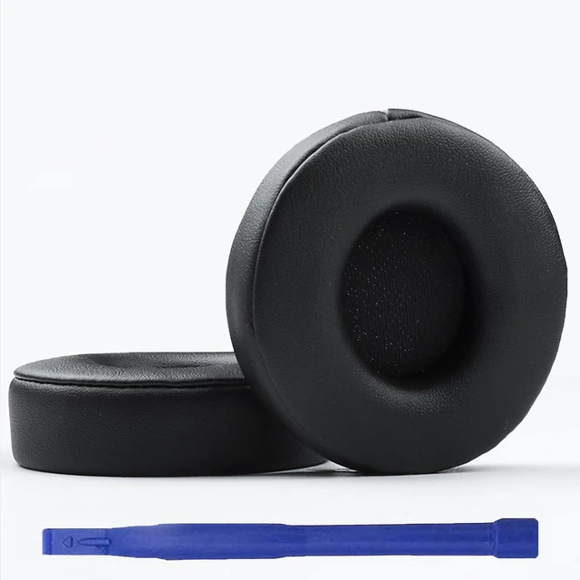 Main image of Solo Pro Replacement Earpads for Beats Solo Pro Headphones(Black) Protein Leather Ear Pads,Noise Isolation Memory Foam Ear Cushion,Durable,Anti-Sweat,Soft and Comfortable