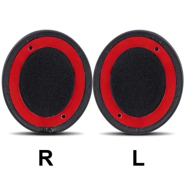 Alt view image 6 of 6 - Professional Replacement Ear Pads for Beats Solo 2 & Solo 3 Wireless On-Ear Headphone/Soft Protein Leather/Noise Isolation Memory Foam/Strong Adhesive Tape/Cloud Like Comfort/Extra Durable