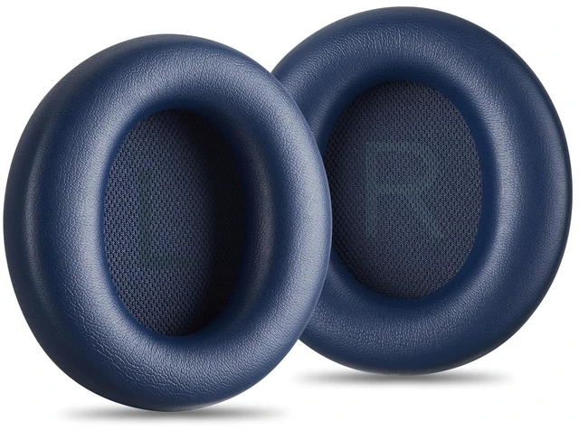 Main image of Premium Replacement Sound core Space q45 Headphones Ear Pads/Space Q45 Ear Cushions Compatible with Anker Soundcore Space Q45 Headphones (Blue). Premium Protein Leather High-Density Foam