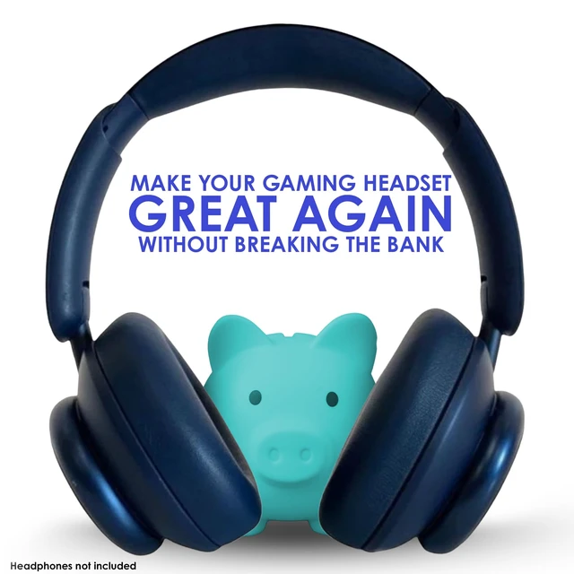 Alt view image 5 of 7 - Premium Replacement Sound core Space q45 Headphones Ear Pads/Space Q45 Ear Cushions Compatible with Anker Soundcore Space Q45 Headphones (Blue). Premium Protein Leather High-Density Foam
