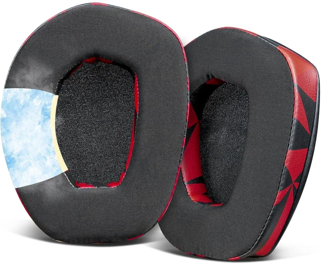 Main image of Cooling Gel Earpads Replacement for Sennheiser RS165/TR165/RS175/TR175/RS185/TR185/RS195/TR195(RS/TR 165 175 185 195 RF), Ear Pads Cushions for HDR165/175/185/195(HDR 195RF) - Red Storm
