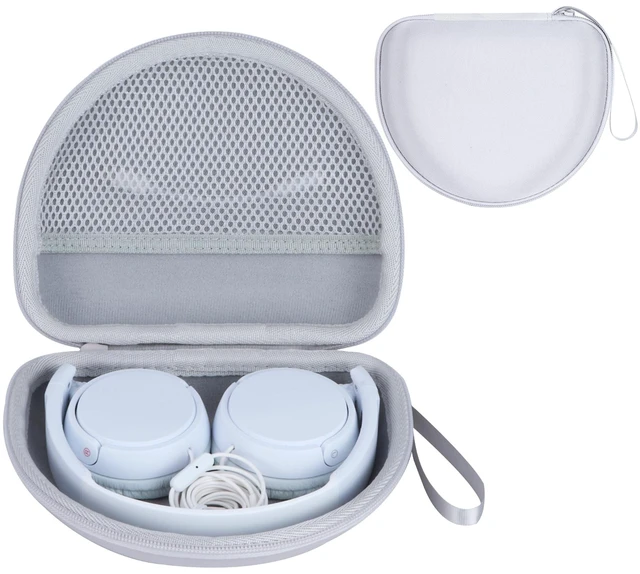Main image of Case for Sony MDR-ZX110/MDRZX110AP/MDRZX110NC On-Ear Headphones Hard Shell Shockproof, Portable Headphone Storage, Mesh Bag Organizer, Lightweight Travel