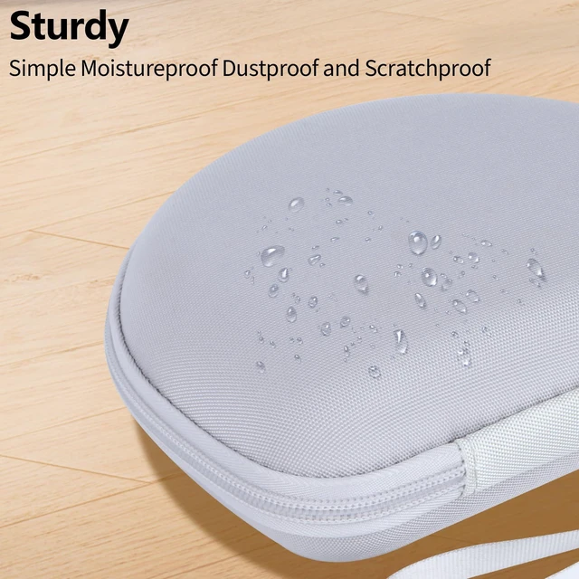 Alt view image 7 of 7 - Case for Sony MDR-ZX110/MDRZX110AP/MDRZX110NC On-Ear Headphones Hard Shell Shockproof, Portable Headphone Storage, Mesh Bag Organizer, Lightweight Travel