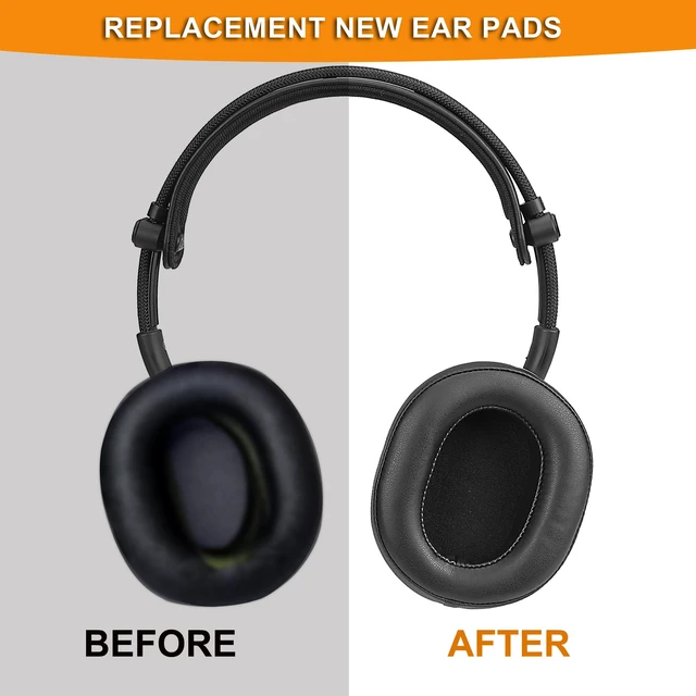 Alt view image 4 of 7 - Protein Leather Earpads for Sony INZONE H9 II/WH-G910N / H6 Air Replacement EarPads and Mic Foam Ear Cushions for INZONE H9 II/WH-G910N / H6 Air HeadsetHigh-Density Noise Isolation Foam
