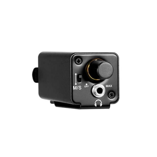 Alt view image 2 of 6 - PM1-X Headphone Volume Controller - 3.5mm Headphone Jack, XLR Stereo Input, Mono/Stereo Switch, Belt Clip for Stage, Studio, Live Performances
