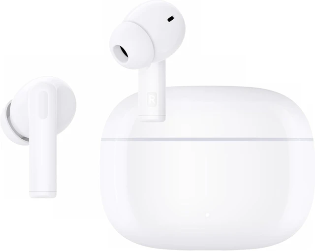 Alt view image 2 of 7 - Choice X7 Lite Wireless Earbuds with Ear Hooks, Bluetooth 5.3 Headphones, ENC Noise Cancellation, IPX5 Waterproof, Deep Bass, Sports Earphones White