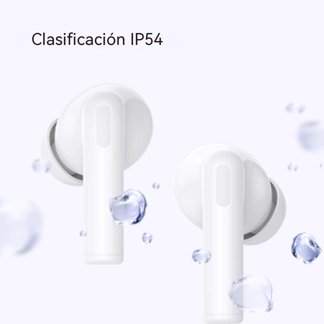 Alt view image 5 of 7 - Choice X7 Lite Wireless Earbuds with Ear Hooks, Bluetooth 5.3 Headphones, ENC Noise Cancellation, IPX5 Waterproof, Deep Bass, Sports Earphones White