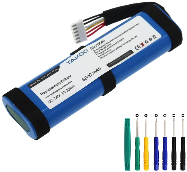 Main image of 6800mAh Replacement Battery for Xtreme 3 Wireless Bluetooth Speaker, fits Part no GSP-2S2P-XT3A