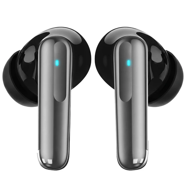 Alt view image 6 of 7 - R1 Wireless Earbuds Bluetooth 5.4 Stereo Sound Headphones - Black 48 Hours of Battery Life, Hi-Res Sound, Clear Calls, Comfortable Fit, IP7 Waterproof Bluetooth Earbuds for Phone/Android/iPad