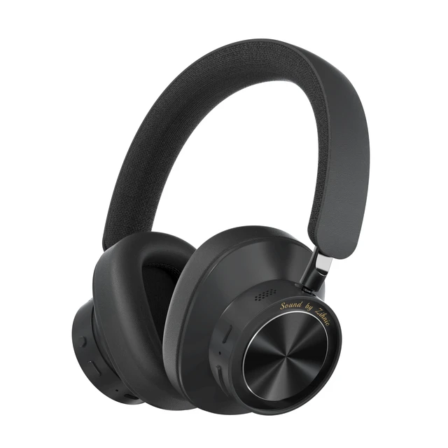 Main image of Active Noise Canceling Headphones, Wireless Over Ear Bluetooth Headphones, Hi-Res Audio, Prolonged Battery Life, Deep Bass, Comfortable Foam Ear Cups-Black