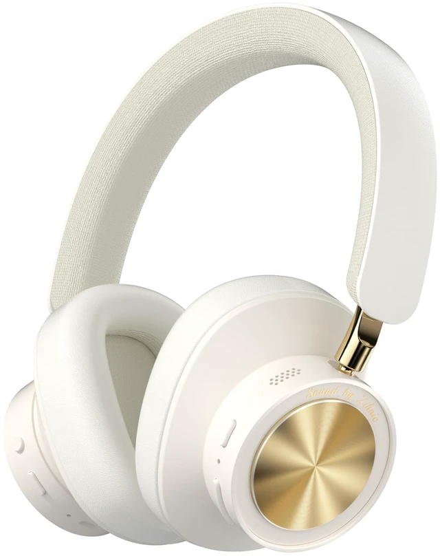 Main image of Active Noise Canceling Headphones, Wireless Over Ear Bluetooth Headphones, Hi-Res Audio, Prolonged Battery Life, Deep Bass, Comfortable Foam Ear Cups-Beige