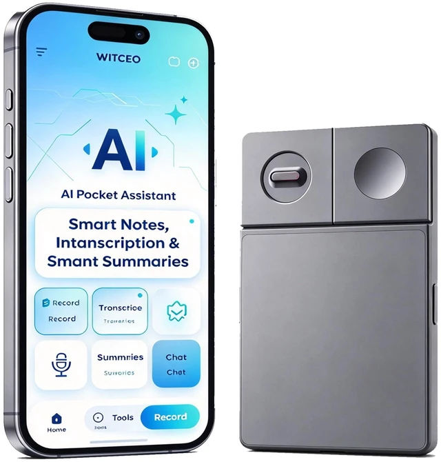 Main image of Note Pro AI Voice Recorder, Auto Transcription, Membership AI Note Taker for Professionals & Teams, AI Agents, Meeting Minutes, PPTs, Action Items, AI+ Chat, MagSafe Compatible