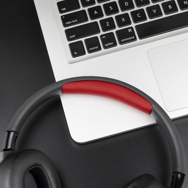 Alt view image 6 of 7 - Headband Cover for JBL Tune 500BT/510BT/520BT/600BT/600BTNC/660NC/670NC/700BT/710BT/720BT/750BT/750BTNC/760NC/770NC Headphones, Replacement Headstrap Pad Repair Part - Red