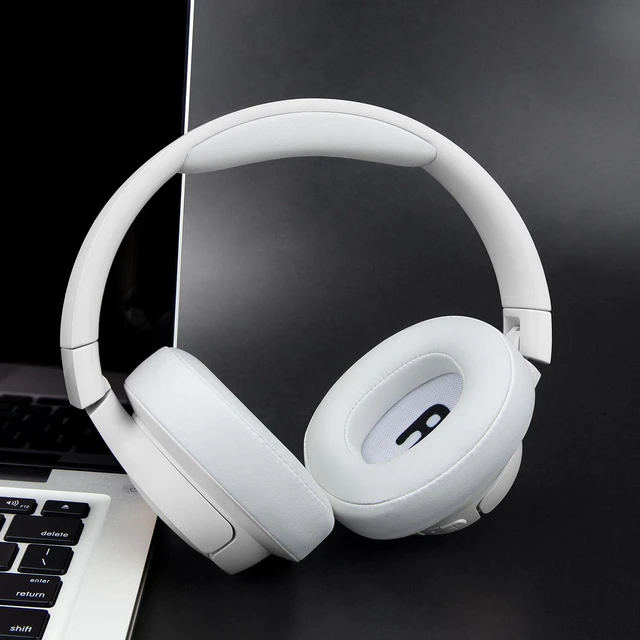 Alt view image 3 of 7 - Headband Cover for JBL Tune 500BT/510BT/520BT/600BT/600BTNC/660NC/670NC/700BT/710BT/720BT/750BT/750BTNC/760NC/770NC Headphones, Replacement Headstrap Pad Repair Part - White