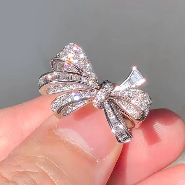 Alt view image 4 of 7 - Bow Rhinestone for Clip on Earbuds Open Ear Accessories, Elegant Zirconia Decorative Earphone Accessories, Removable Exquisite DIY Decoration