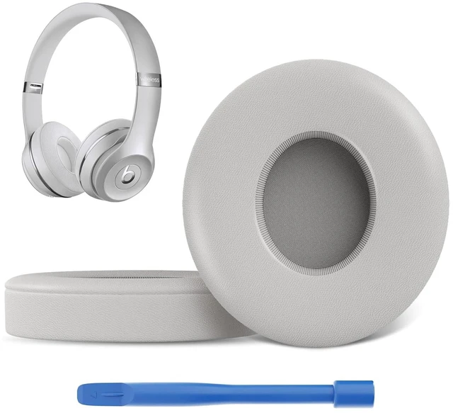 Main image of Replacement Ear Pads for Beats Solo 3 / Solo 2, EarPads for Solo3 / Solo2 Wireless Over-Ear Headphones, Gray