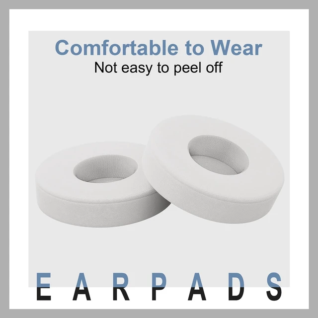 Alt view image 3 of 7 - Replacement Ear Pads for Beats Solo 3 / Solo 2, EarPads for Solo3 / Solo2 Wireless Over-Ear Headphones, Gray