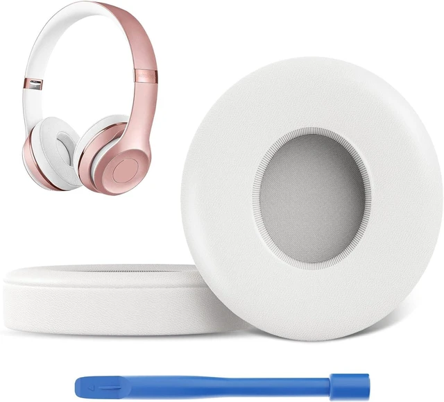 Main image of Replacement Ear Pads for Beats Solo 3 / Solo 2, EarPads for Solo3 / Solo2 Wireless Over-Ear Headphones, White