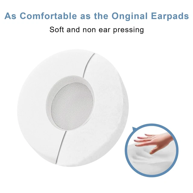 Alt view image 5 of 7 - Replacement Ear Pads for Beats Solo 3 / Solo 2, EarPads for Solo3 / Solo2 Wireless Over-Ear Headphones, White