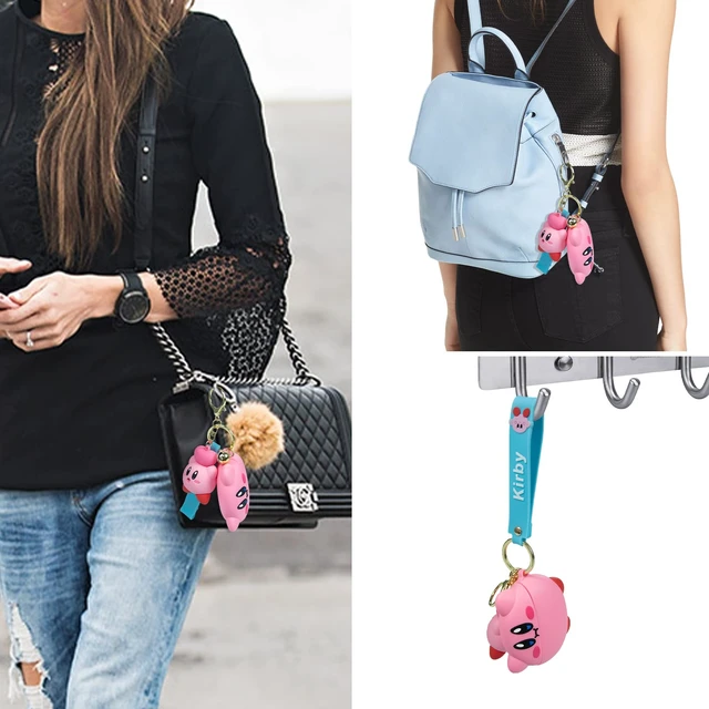 Alt view image 6 of 7 - for Beats Studio Buds Case Cover, Pink Kirby 3D Cute Cartoon Kawaii Character Anime Skin, Soft Silicone Case with Keychain Accessories for Girls Women Kids