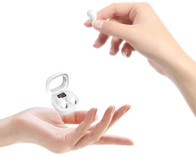 Main image of SK19 Sleep Earbuds for Side Sleepers,Invisible Smallest Wireless Bluetooth Earphones,Hidden Headset for Small Ears,Earbuds with Mic for PhoneWhite