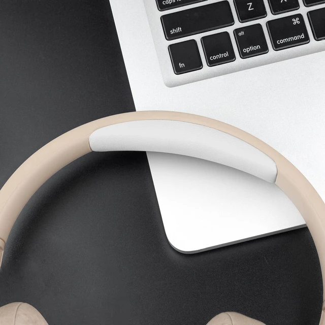 Alt view image 5 of 7 - Headband Cover for JBL Tune 500BT/510BT/520BT/600BT/600BTNC/660NC/670NC/700BT/710BT/720BT/750BT/750BTNC/760NC/770NC Headphones, Replacement Headstrap Pad Repair Part - White