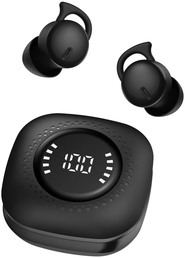 Main image of Sleep Earbuds for Side Sleepers, Invisible Bluetooth Earbuds with Noise Blocking, Mini Wireless Sleep Headphones for Sleeping, Snoring Relief, Travel, Study & Relaxation (Black)