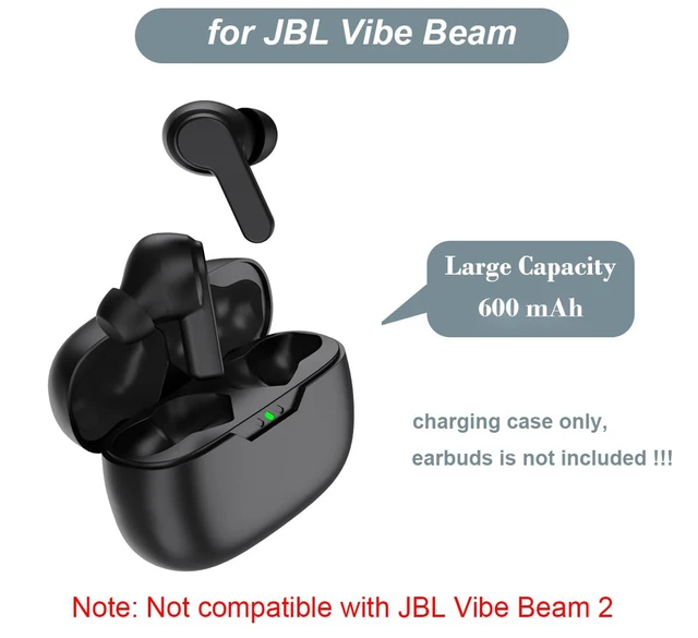 Alt view image 2 of 6 - Charging Case Compatible with JBL Vibe Beam (Not for Beam 2), Portable Charger Case Cover Dock for JBL Vibe Beam 1st Gen