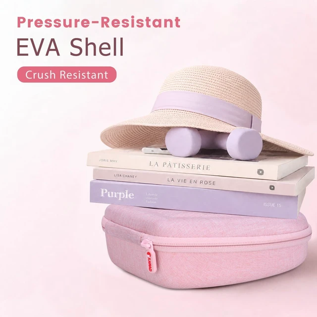 Alt view image 5 of 7 - Hard Case Compatible with Logitech H390, H430, H570e, Zone 300, Zone 301 or JLab Go Work, JIAMQISHI, EAGLEND Headset, Pink(Case Only)