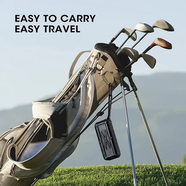 Alt view image 6 of 7 - Golf Bluetooth Speaker with Mount, Loud Stereo Sound, IPX7 Waterproof, Shockproof & Dustproof, Portable Wireless Speaker Compatible with EZGO/Club Car/Yamaha Golf Cart Accessories