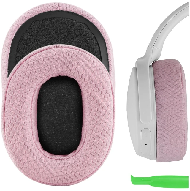 Main image of NOVA Mesh Fabric Replacement Ear Pads Compatible with Skullcandy Crusher Wireless/Crusher EVO/Crusher ANC, Hesh 3/ Hesh EVO/Hesh ANC, Venue ANC Headphones, Ear Cushions (Pink)
