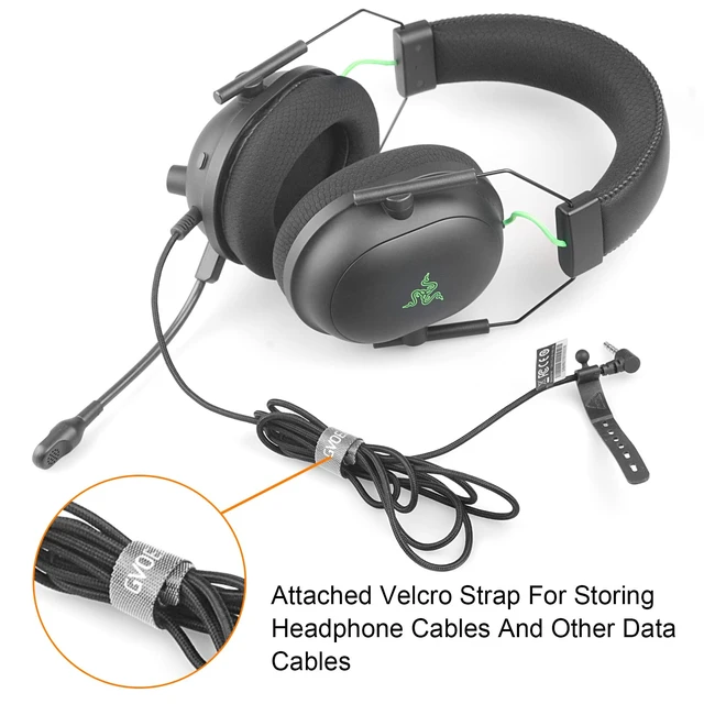 Alt view image 6 of 7 - GVOEARS Replacement Ear Cushions for Razer BlackShark V2 / BlackShark V2 Pro Gaming Headset, Mesh Fabric Ear Pads Earmuffs Softer Memory Foam Noise-isolating Earcups Easy Installation