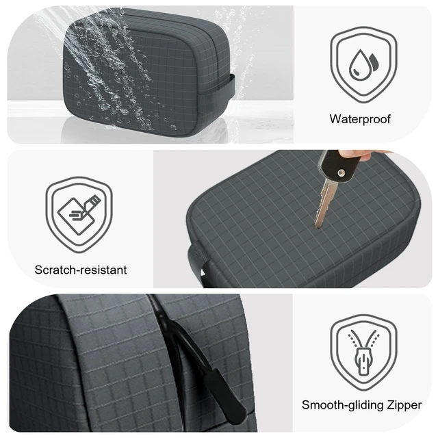 Alt view image 4 of 7 - Headphones Case Bag for Beats Studio & Solo Series Headphones, Grey Compatible with Beats Studio Pro/Studio 3/Solo 4/Solo 3 Headphones, Shockproof Travel Carrying Case, Travel Storage Bag