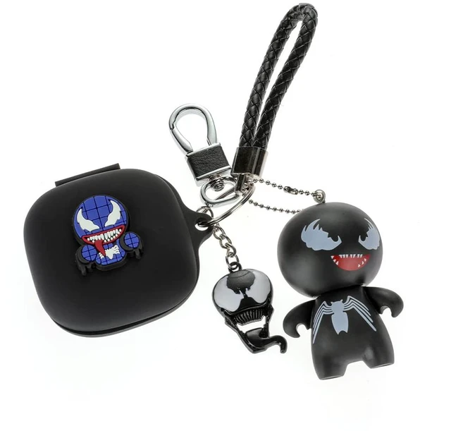 Main image of Case for Beats Fit Pro Earbuds, Cartoon Silicone Charging Case Protective Cover with Cute Doll Keychain Anti-Lost Lanyard for Beats Fit Pro Wireless Headphones (DUYE)