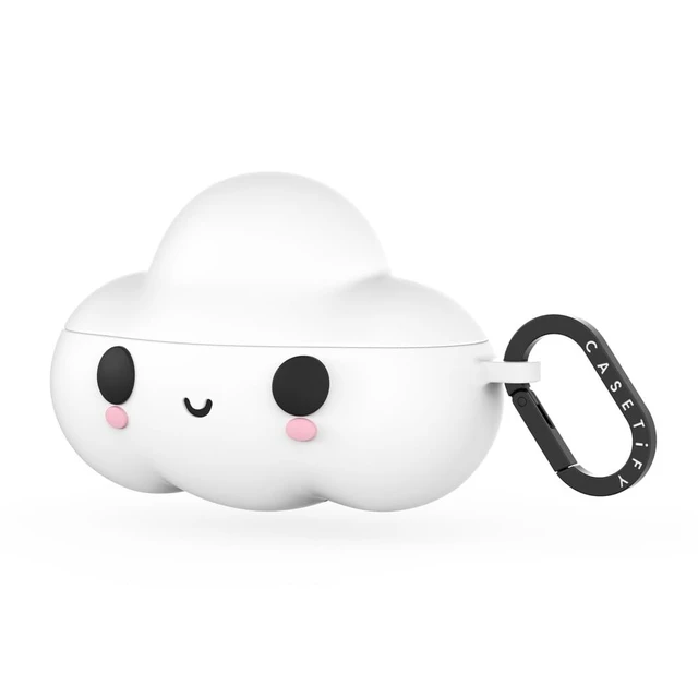 Alt view image 3 of 3 - x Friends with You Little Cloud Collectible Airpods Pro (1st / 2nd Gen) Case - White