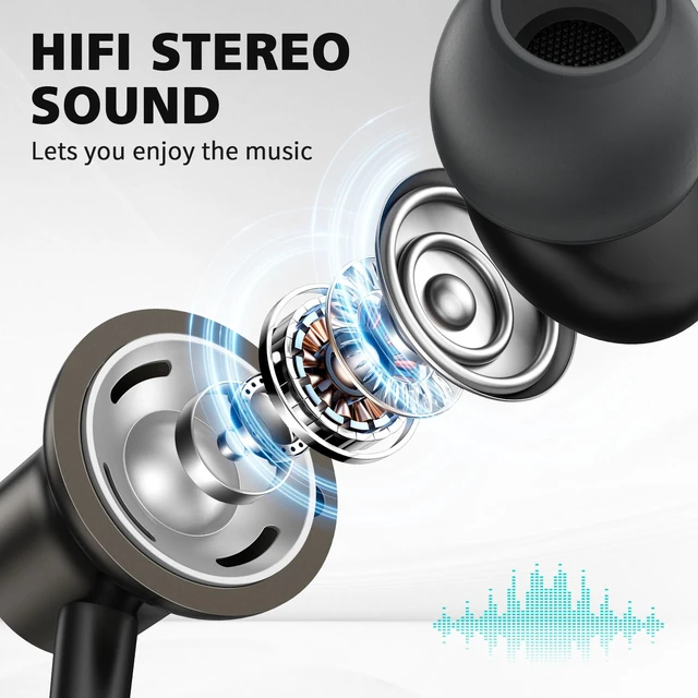 Alt view image 2 of 7 - USB C Headphones Wired for iPad/iPhone 18 Pro Max Duo 17 Air 16 15 Plus 90° Right Angle Type C Earphone with Mic Stereo Magnet Wired Earbud for Samsung S26 S25 S24 Ultra S23/Pixel 11 10 9, Gunmetal