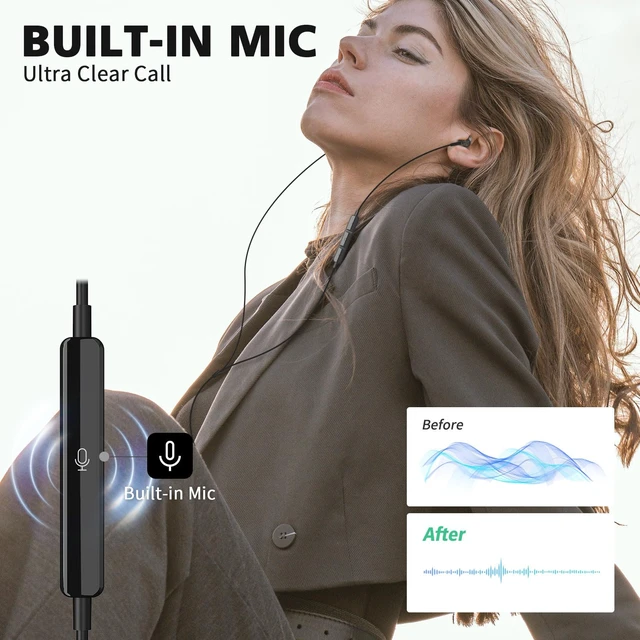 Alt view image 4 of 7 - USB C Headphones Wired for iPad/iPhone 18 Pro Max Duo 17 Air 16 15 Plus 90° Right Angle Type C Earphone with Mic Stereo Magnet Wired Earbud for Samsung S26 S25 S24 Ultra S23/Pixel 11 10 9, Gunmetal