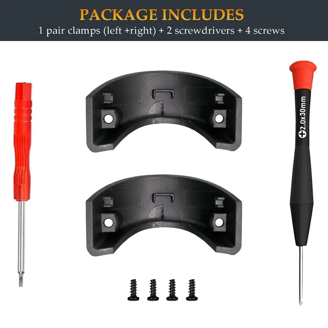 Alt view image 6 of 6 - Headphones Buckles for Xbox Wireless Headset, Same as the Stocks Headphone Clamps Replacement Parts Compatible with Microsoft Xbox Wireless Gaming Headset