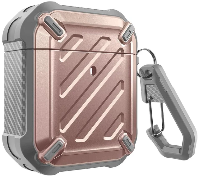 Main image of for AirPods 2 Case/AirPods 1 Case with Carabiner, Venus Military-Grade Drop Protection, Anti-Scratch Hard Shell Cover for AirPods 1st / 2nd, Supports Wireless Charging, UB Pro