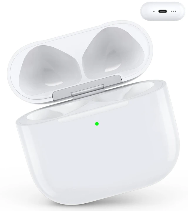 Main image of Wireless Charging Case Compatible with AirPods 4 (USB-C Port) Replacement Case with Bluetooth Pairing Sync Button, Earbuds Not Included