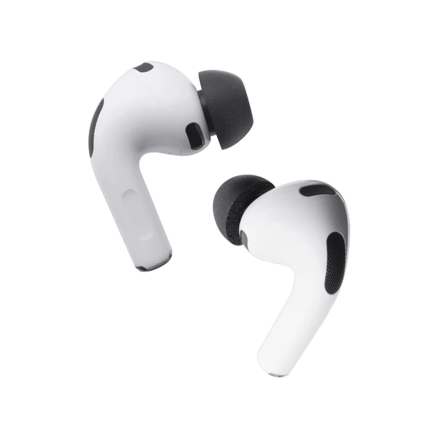 Alt view image 3 of 7 - Replacement Ear Tips for AirPods Pro 3(3rd Generation 2025), Medium Memory Foam Earbuds Tips, Fit in The Charging Case, 3 Pairs, Black
