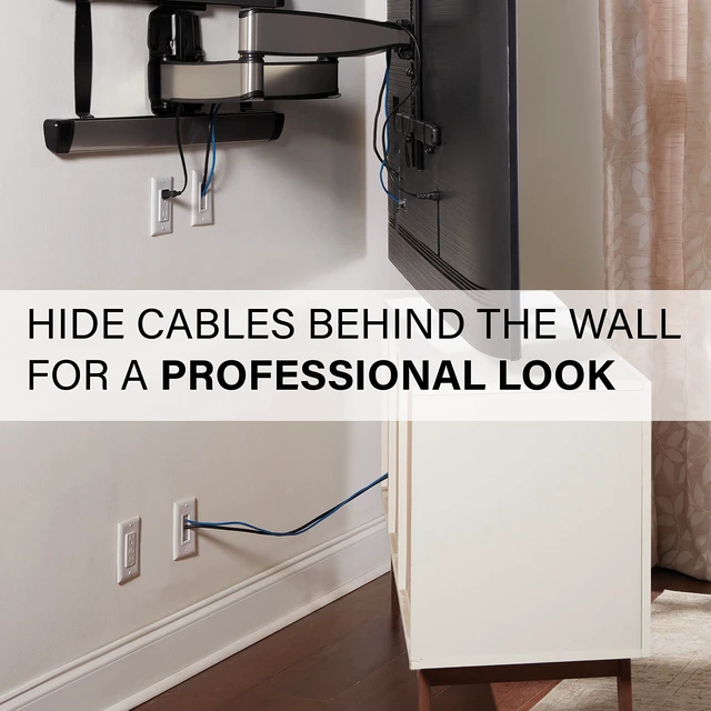 Alt view image 5 of 6 - in-Wall Cable Management Kit - Hides AV Cables Behind The Wall - SA-IWCM2-W1
