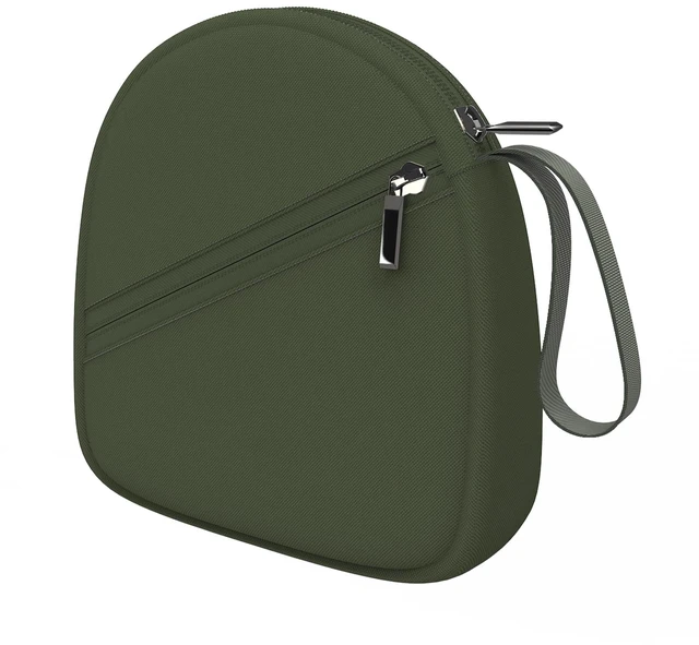 Main image of Headphone Case Compatible with JBL/Beats/Sony/BERIBES/SoundCore/TOZO/KVIDIO/JLab/Bose, Ultra-Thin Headphone Bag Travel Carrying Universal, Green