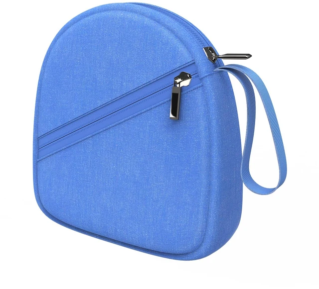 Main image of Headphone Case Compatible with JBL/Beats/Sony/BERIBES/SoundCore/TOZO/KVIDIO/JLab/Bose, Ultra-Thin Headphone Bag Travel Carrying Universal, Blue