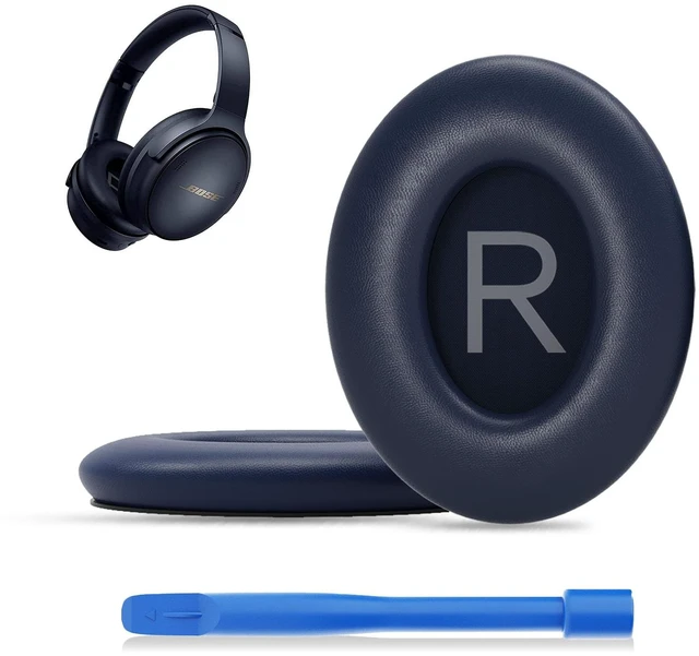 Main image of Replacement Ear Pads for Bose QC45, QC SE, QC45 SE Headphone, Navy Compatible with Bose QuietComfort, QuietComfort 45 (45 SE), QuietComfort SE Headphones, Headphone Earpads Cushions